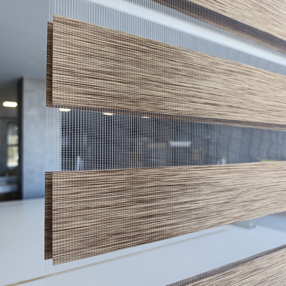 Διπλό ρόλερ Zebra V8 Μπεζ-Καφέ ΖΑ23